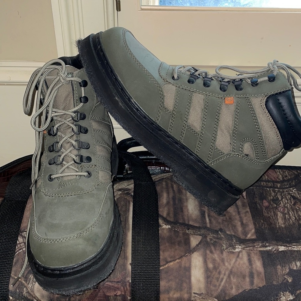 Field & Stream Angler Felt Sole Wading Boots S 10